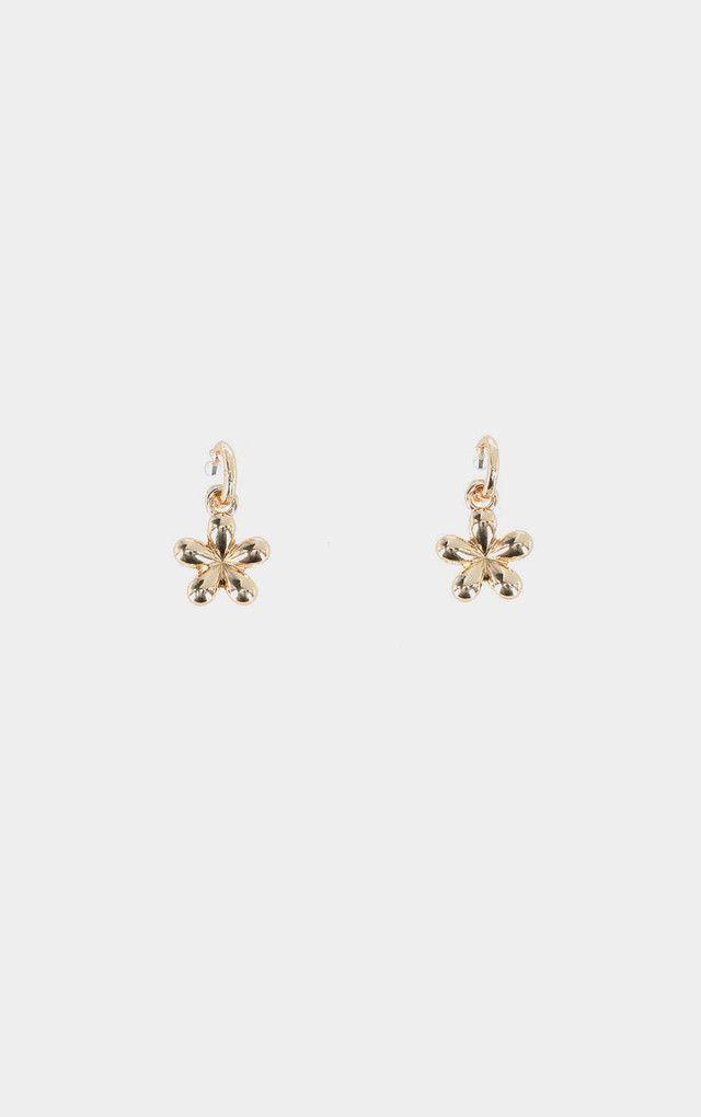 Aros Argolla Just Flowers 1 Dorados i-D-0