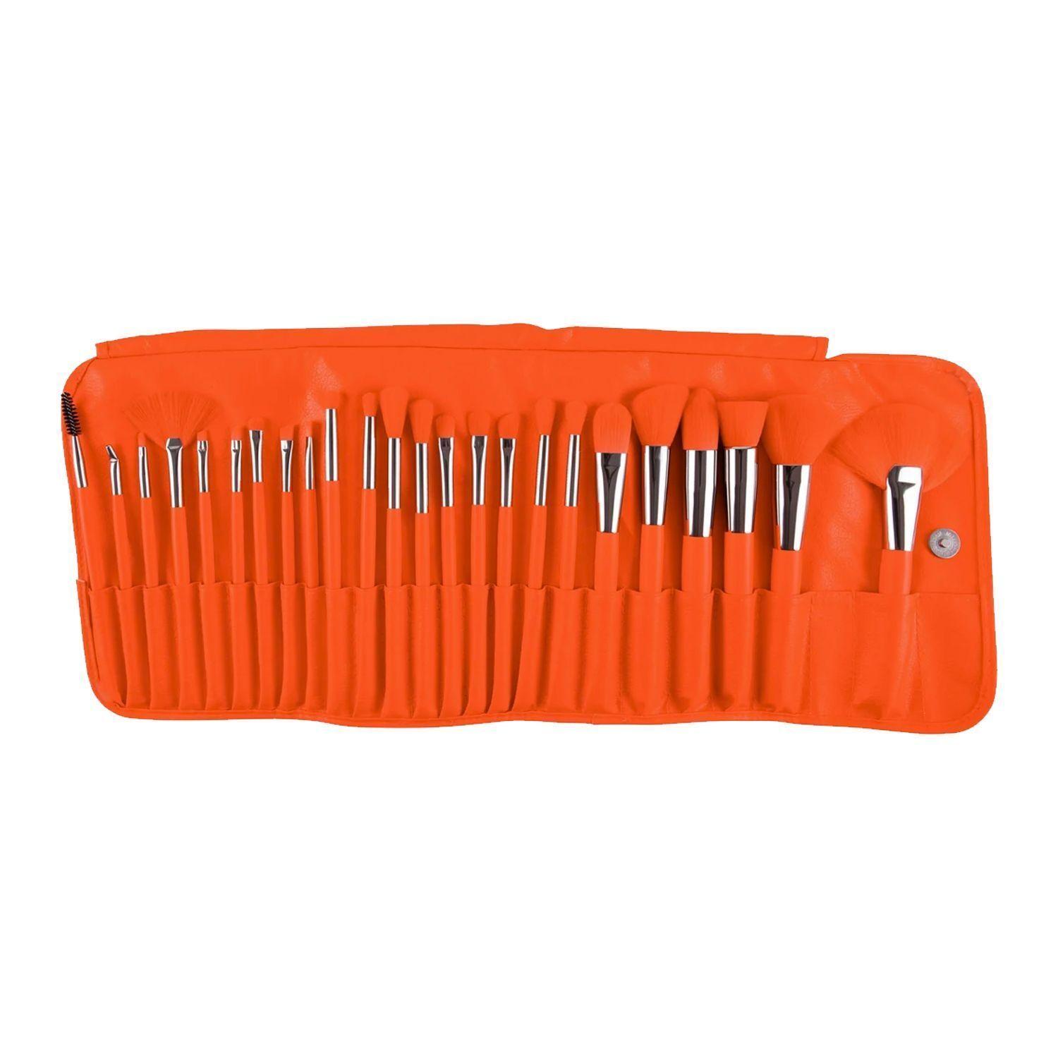 Set de 24 Brochas Neón Naranjo de Beauty Creations-0