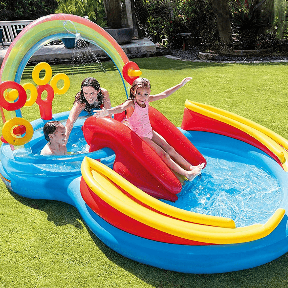 Centro de Actividad Inflable Arcoíris Rainbow-6