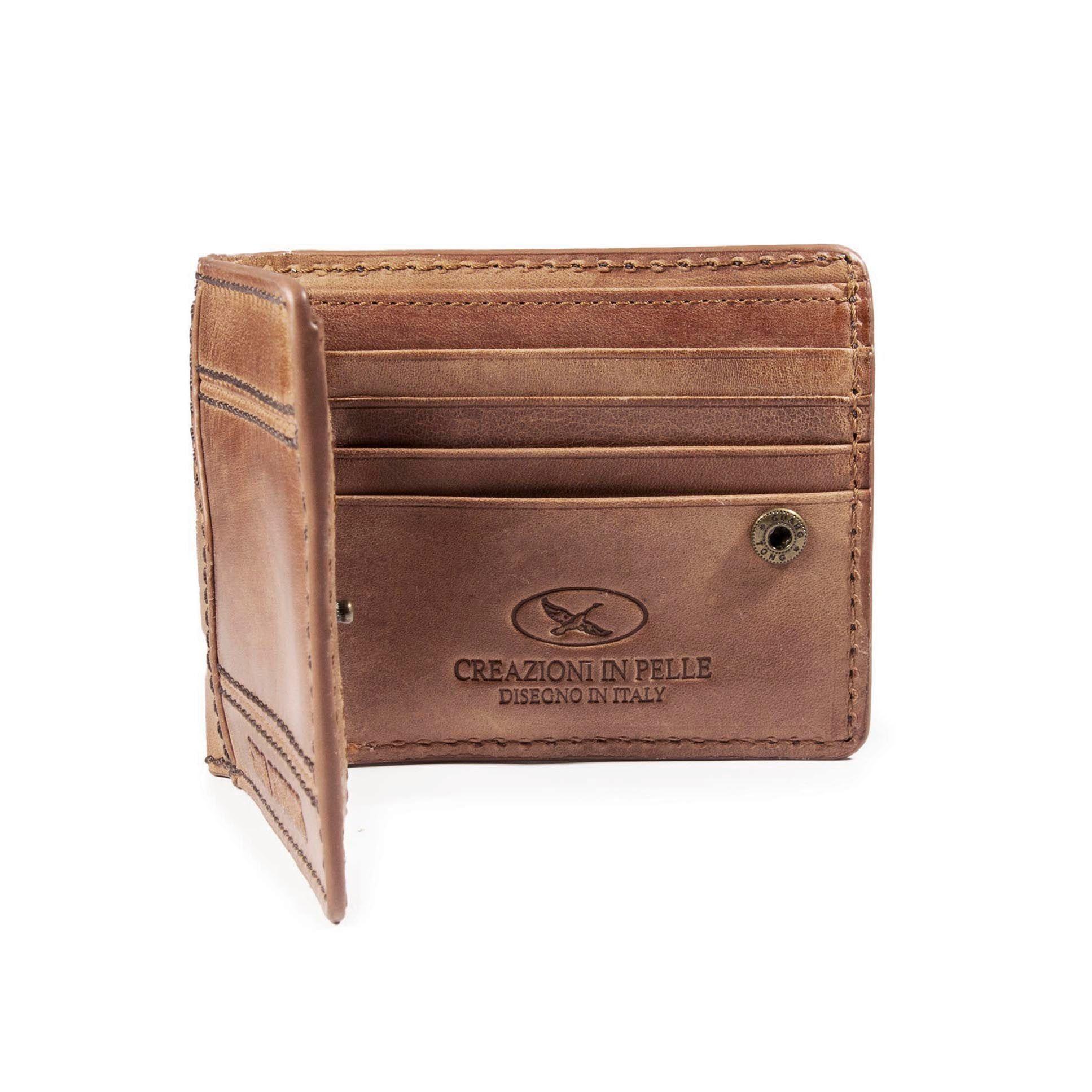 Billetera  Coco 992.3 Clásica Café Gino Rodinis -1