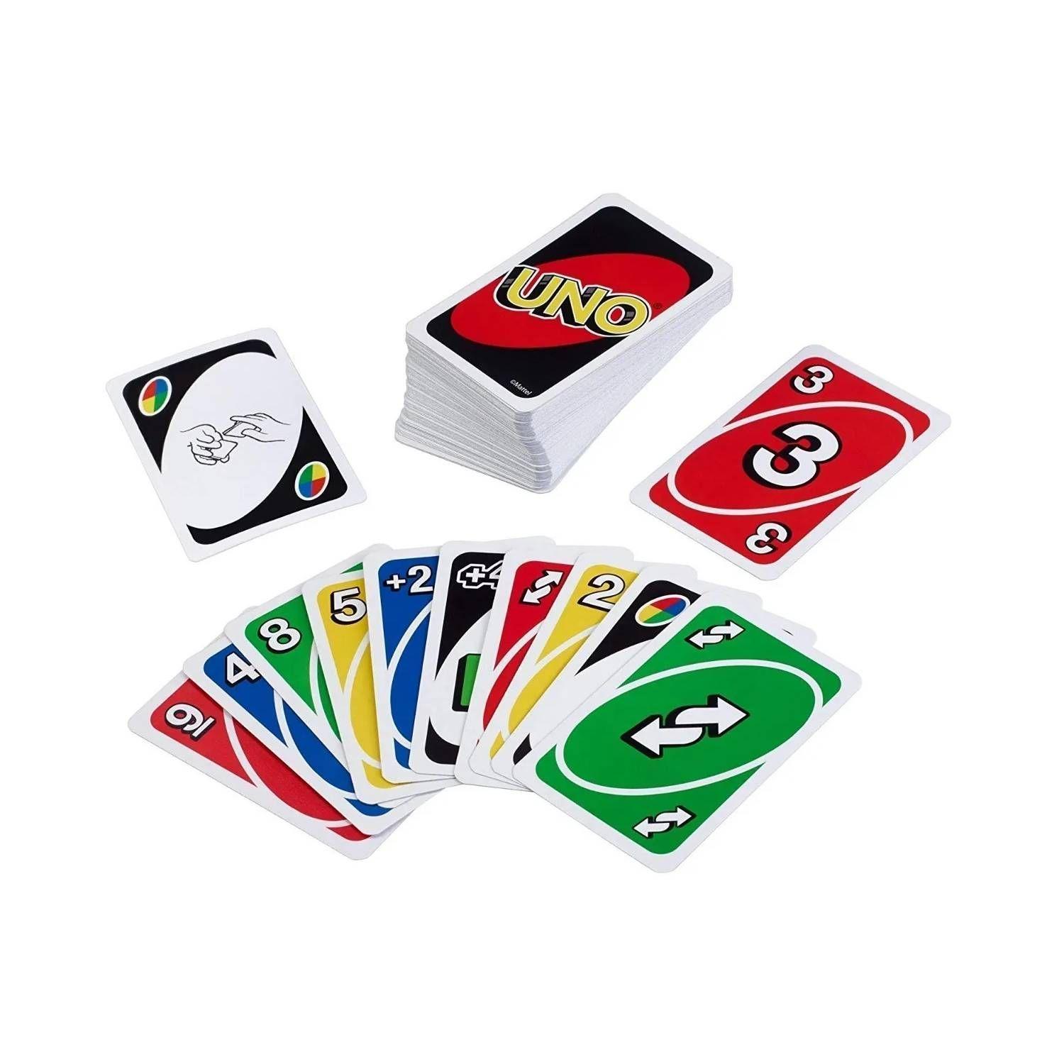 JUEGO DE CARTAS UNO CLASICO MATTEL W2085-1