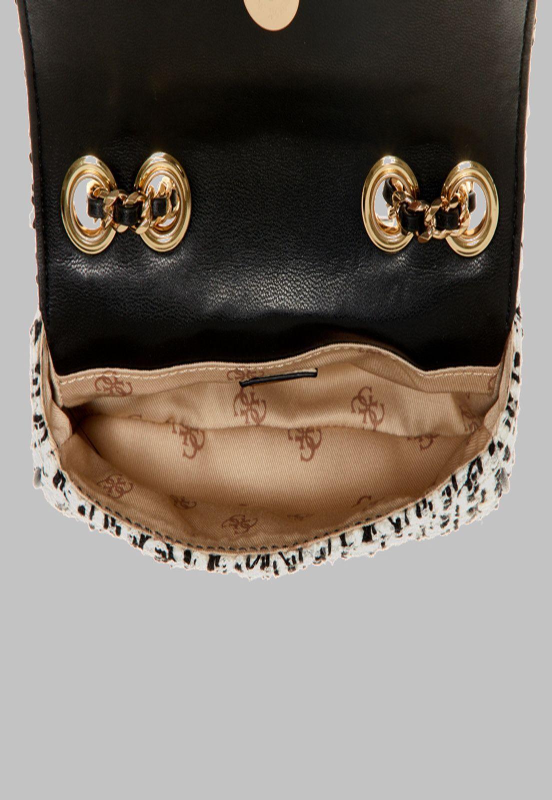 Mini Cartera Guess Cessily Micro Mini Bkw Multicolor-3