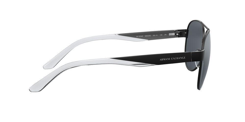 Lentes De Sol Armani Exchange AX2034S  Negro Hombre-3