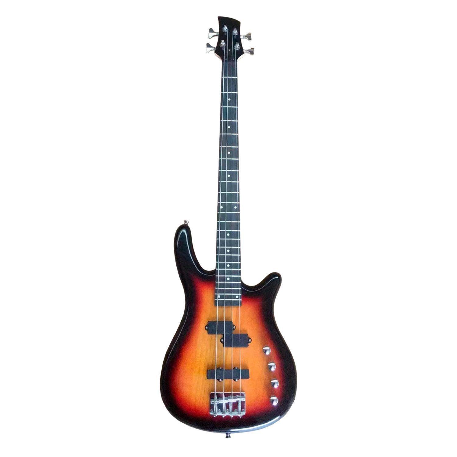 Pack bajo eléctrico sunburst, accesorios y ampli 20 Watts y accesorios-2