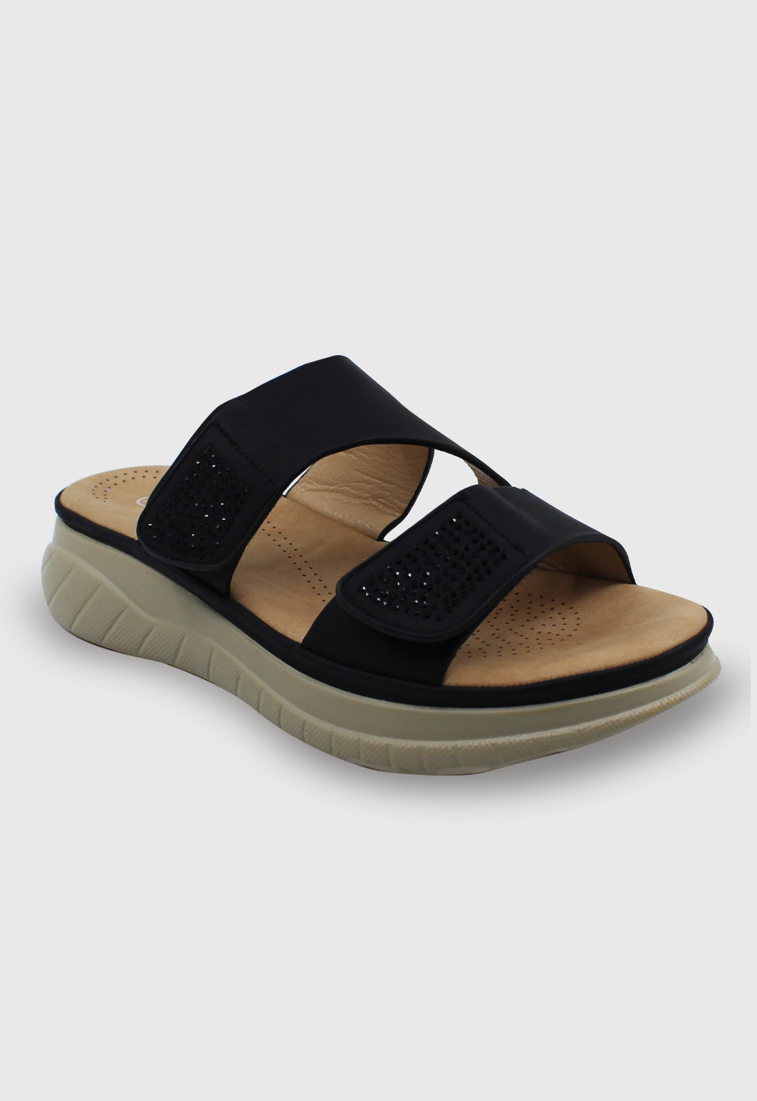 Sandalia Nadia negro Stylo Shoes-1
