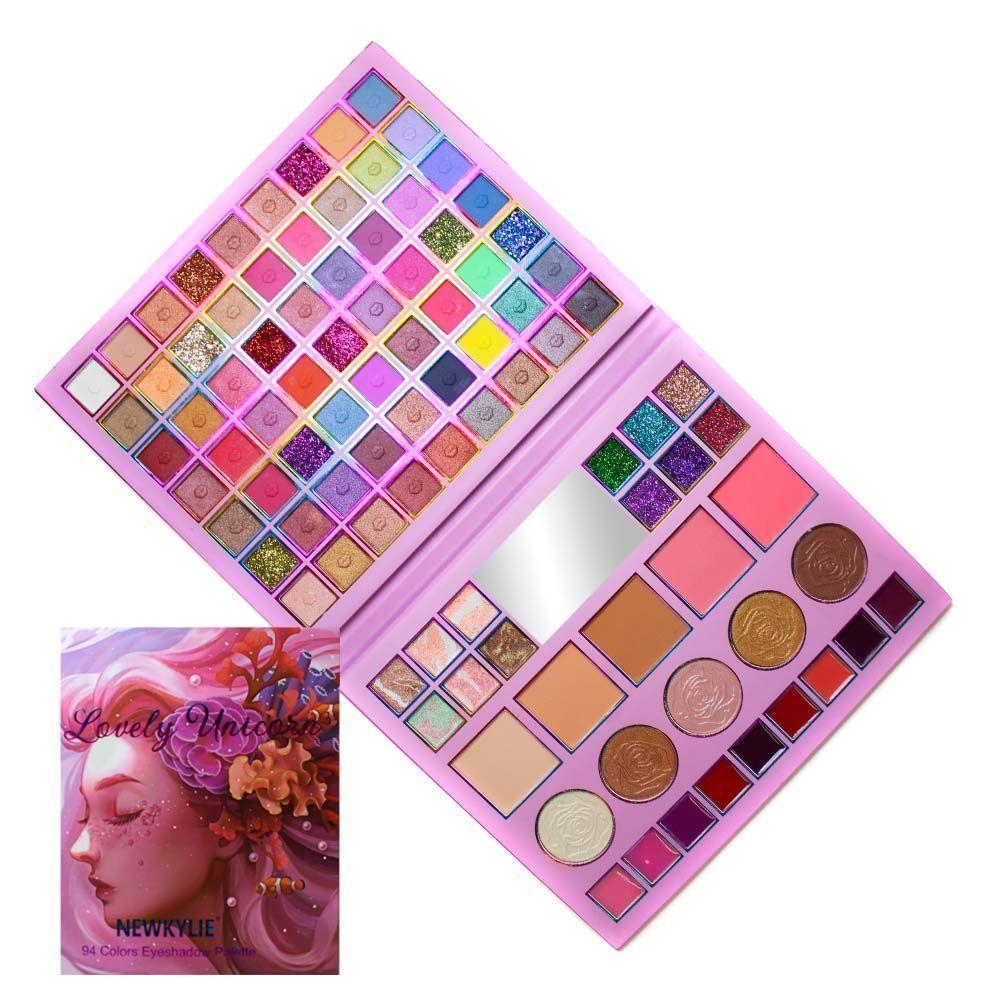 Paleta maquillaje grande sombras labial contorno rubor CVL-0
