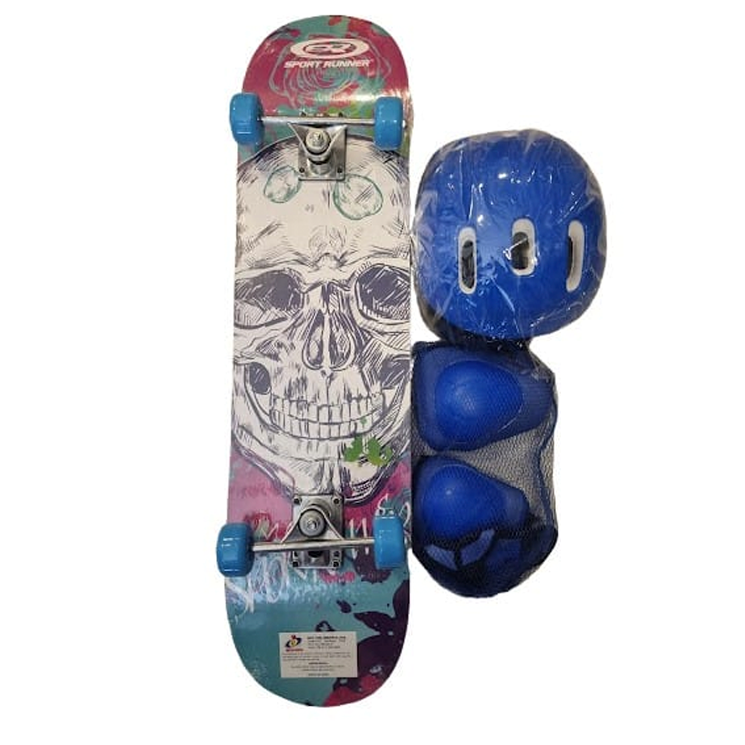 Skate Incluye Bolso Con Casco y Rodilleras-2