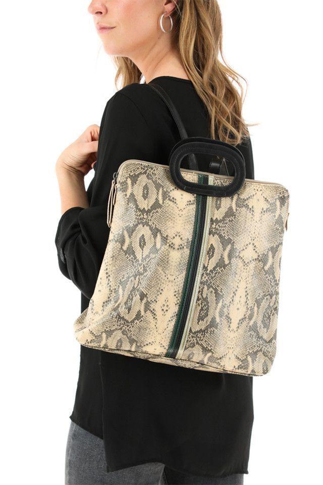 Mochila Culebra Beige Humana-3