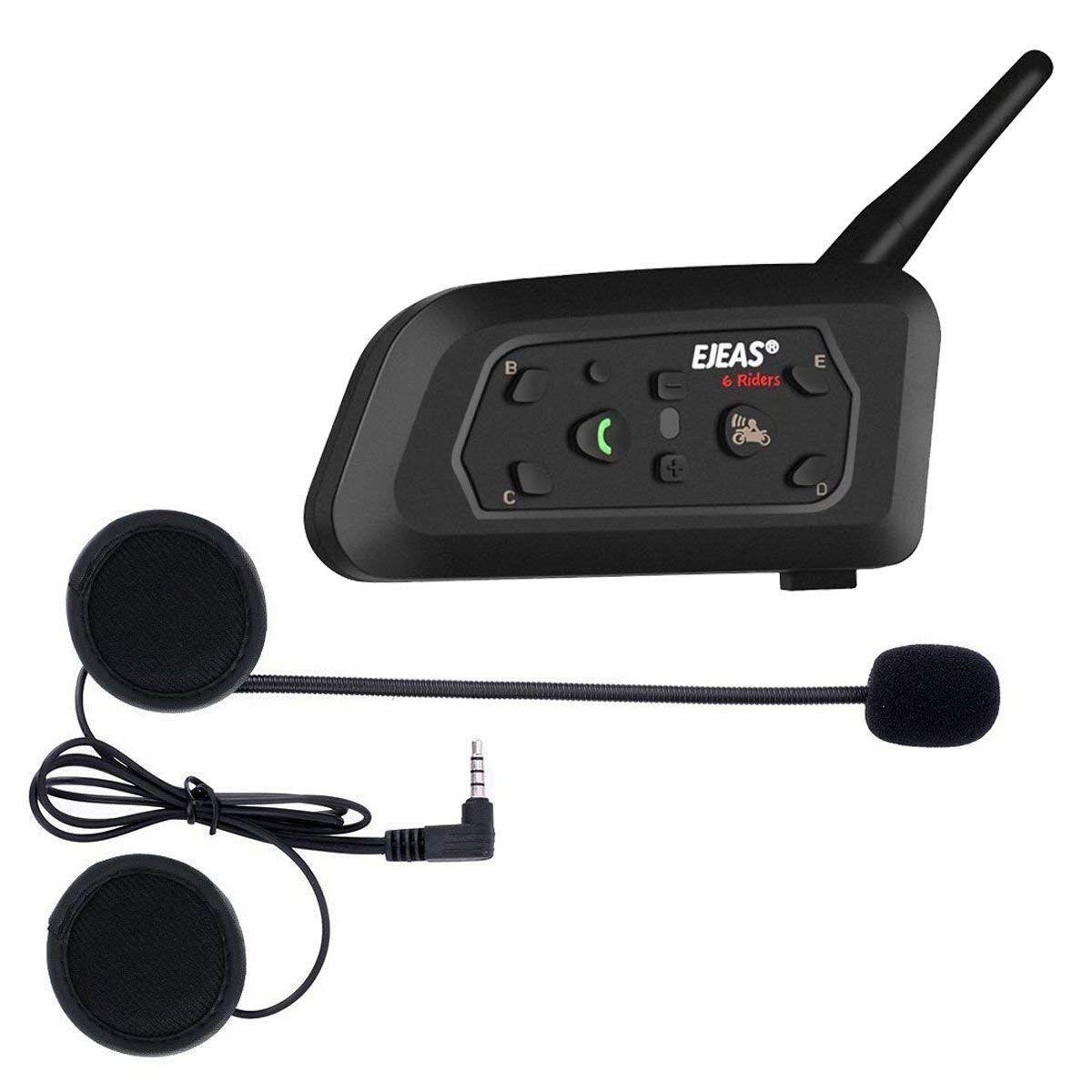 Intercomunicador y Manos libres Bluetooth Ejeas V6 PRO-4