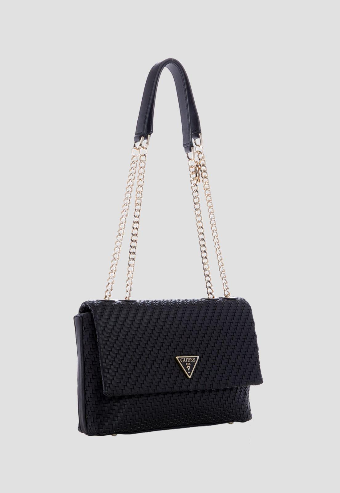 Cartera Hassie Convertible Xbody Flap Negro Guess-1