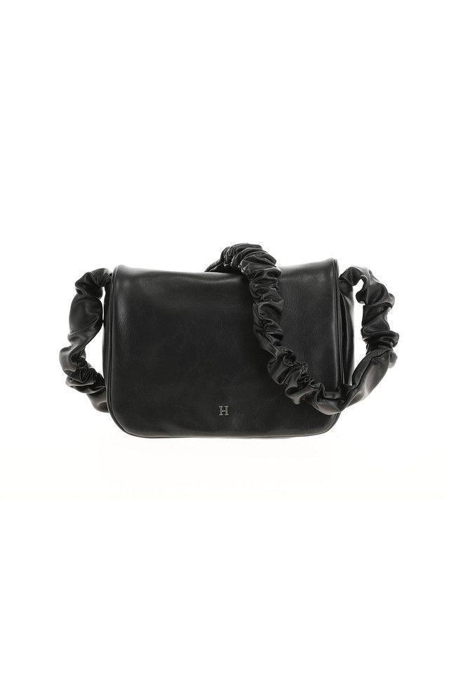 Cartera Cruzada Negra Black Nitro Pliegues Humana-0