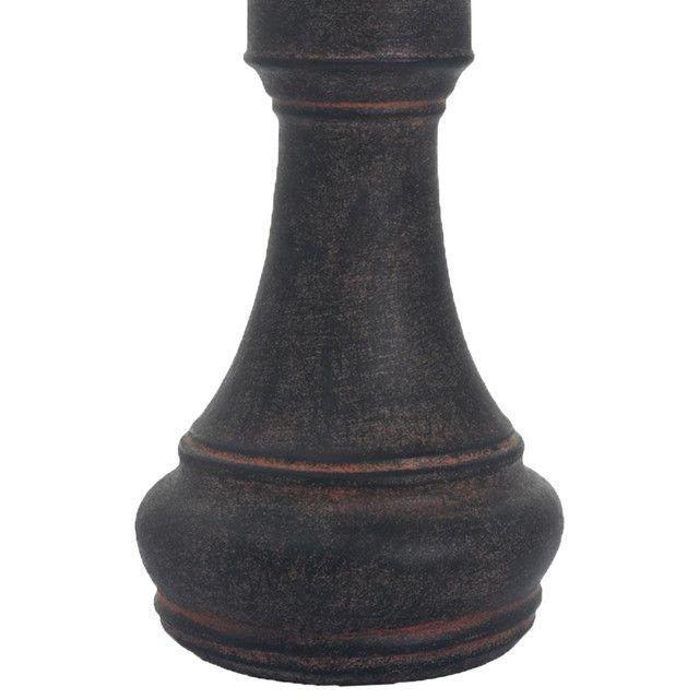 Figura Decorativa Alfil Ajedrez Caoba-1