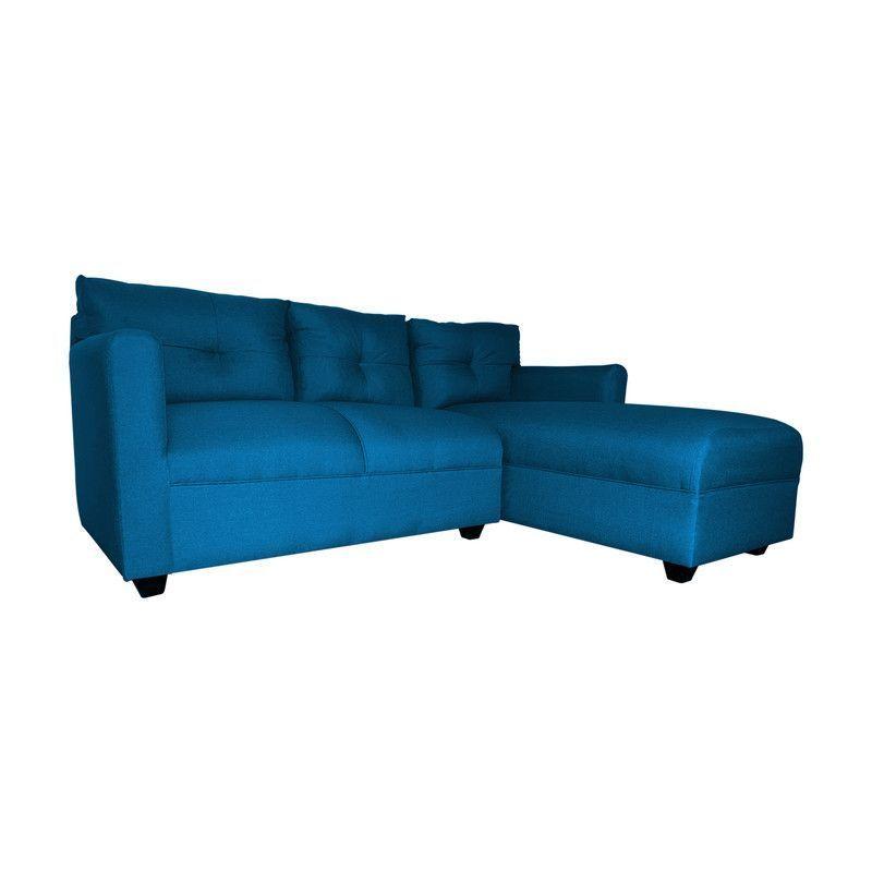 Seccional Mateo Chenille Azul Pata Plastica-3