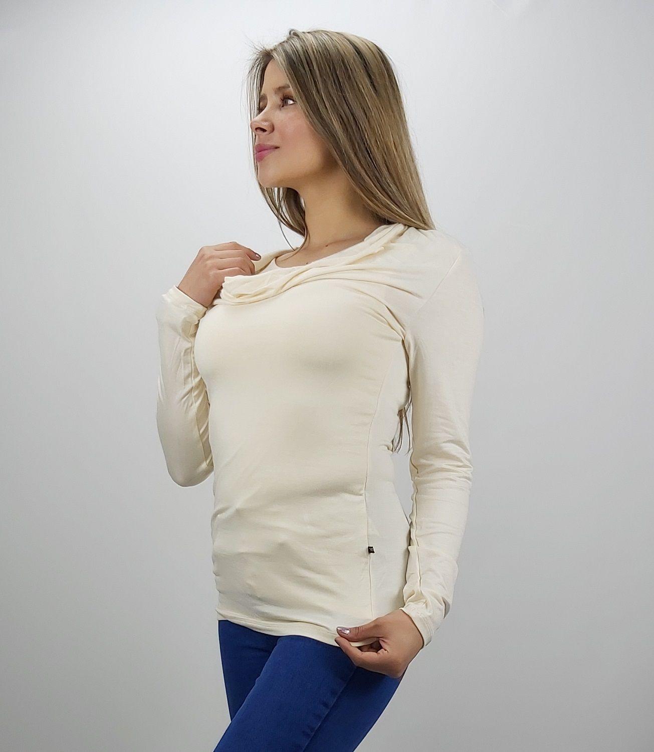 Polera aplicación tachas beige-1