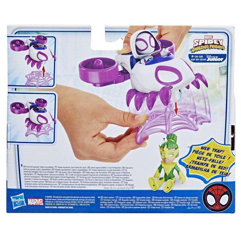 Figura de Acción Spidey And Friends  Ghost Spider, Set aracnocóptero-3