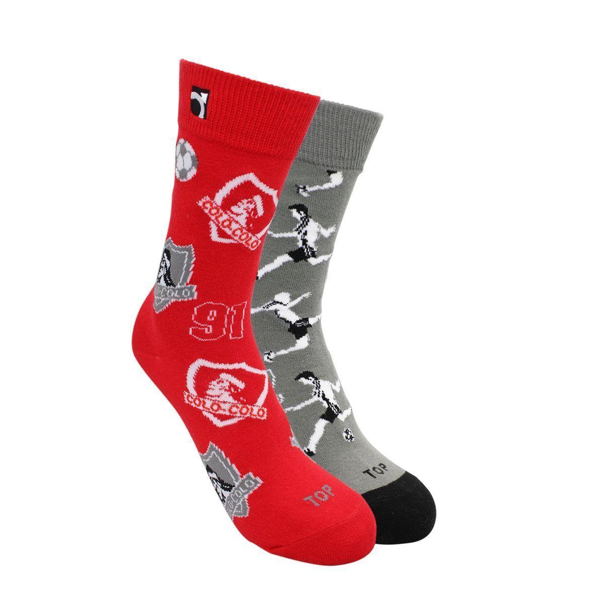 Calcetines Mujer Largos Pack 2 Colo Colo C1 Top-0