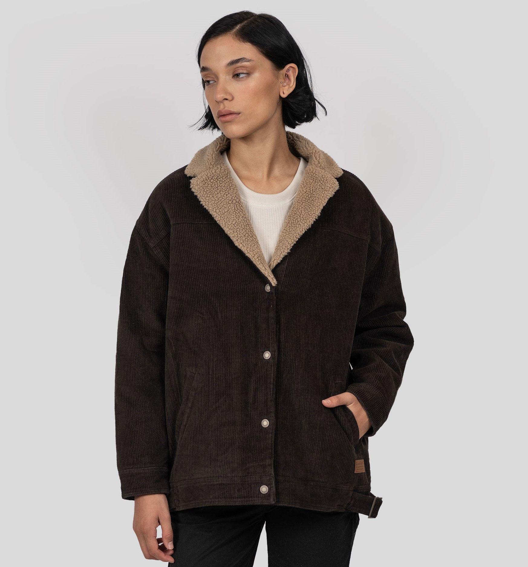 Chaqueta Cotelé Baglir Mujer Cacao Gnomo-0
