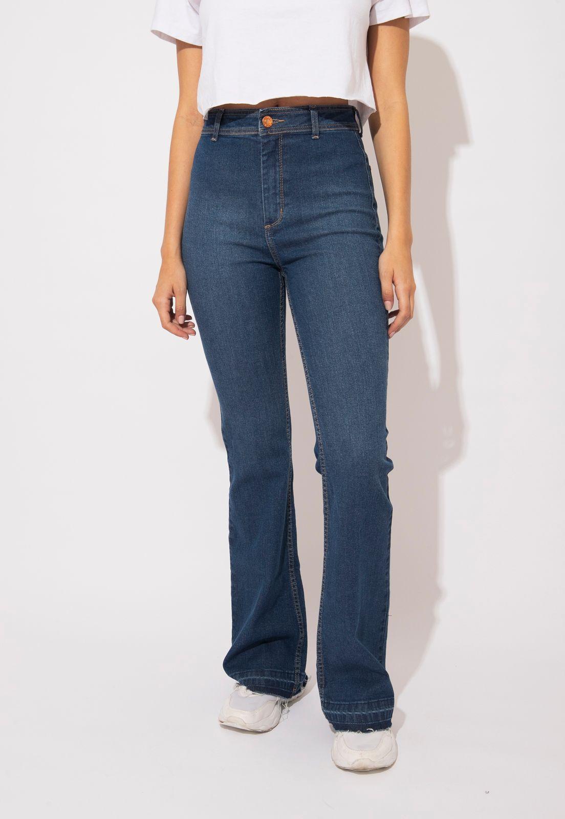 JEANS FLARE JACAR BASTA RECORTADA-1