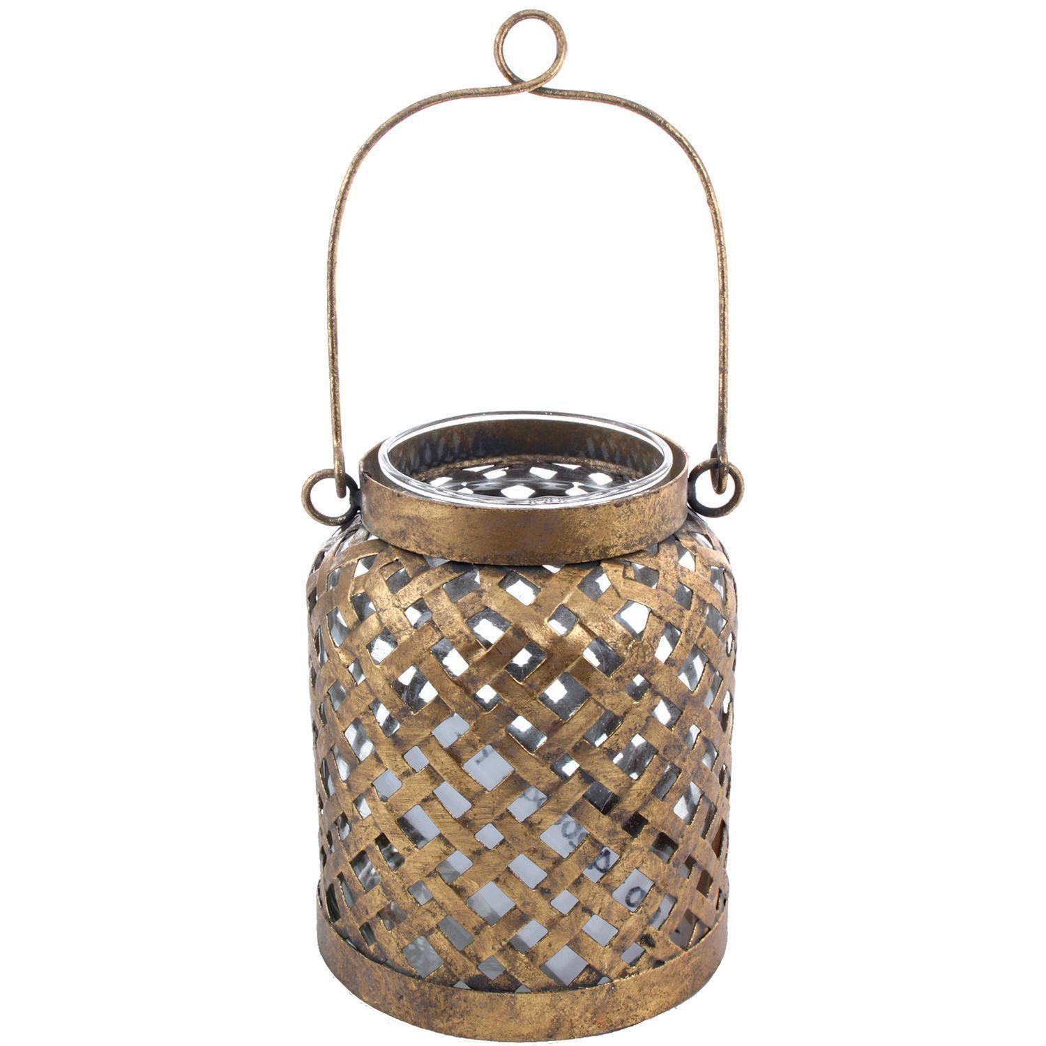 Candelero Decorativo Roma Angosto Gold-0