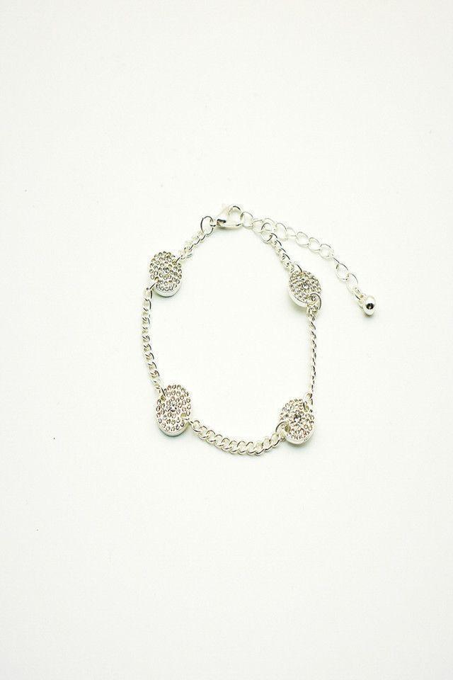 Pulsera Moneda Plateado i-D-0