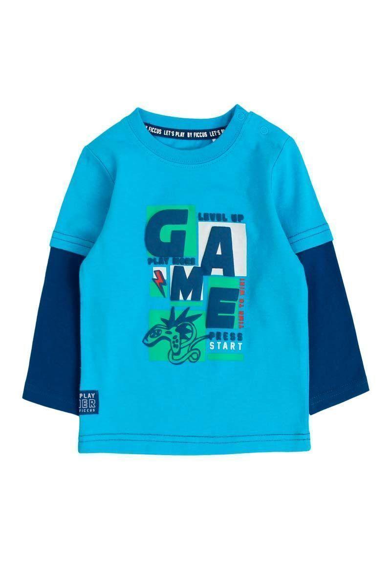 Polera Bebé Niño Doble Manga Funny Ficcus-0