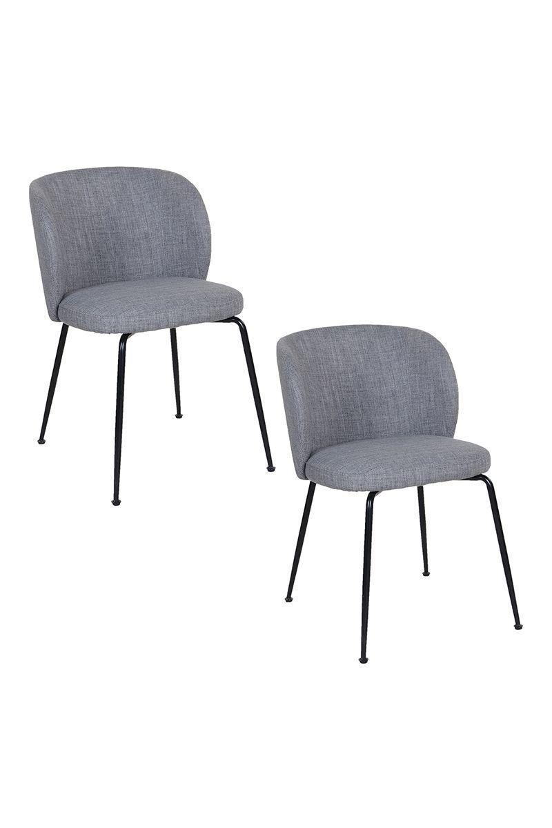 Pack 2 Sillas de Comedor Sitka Gris-0