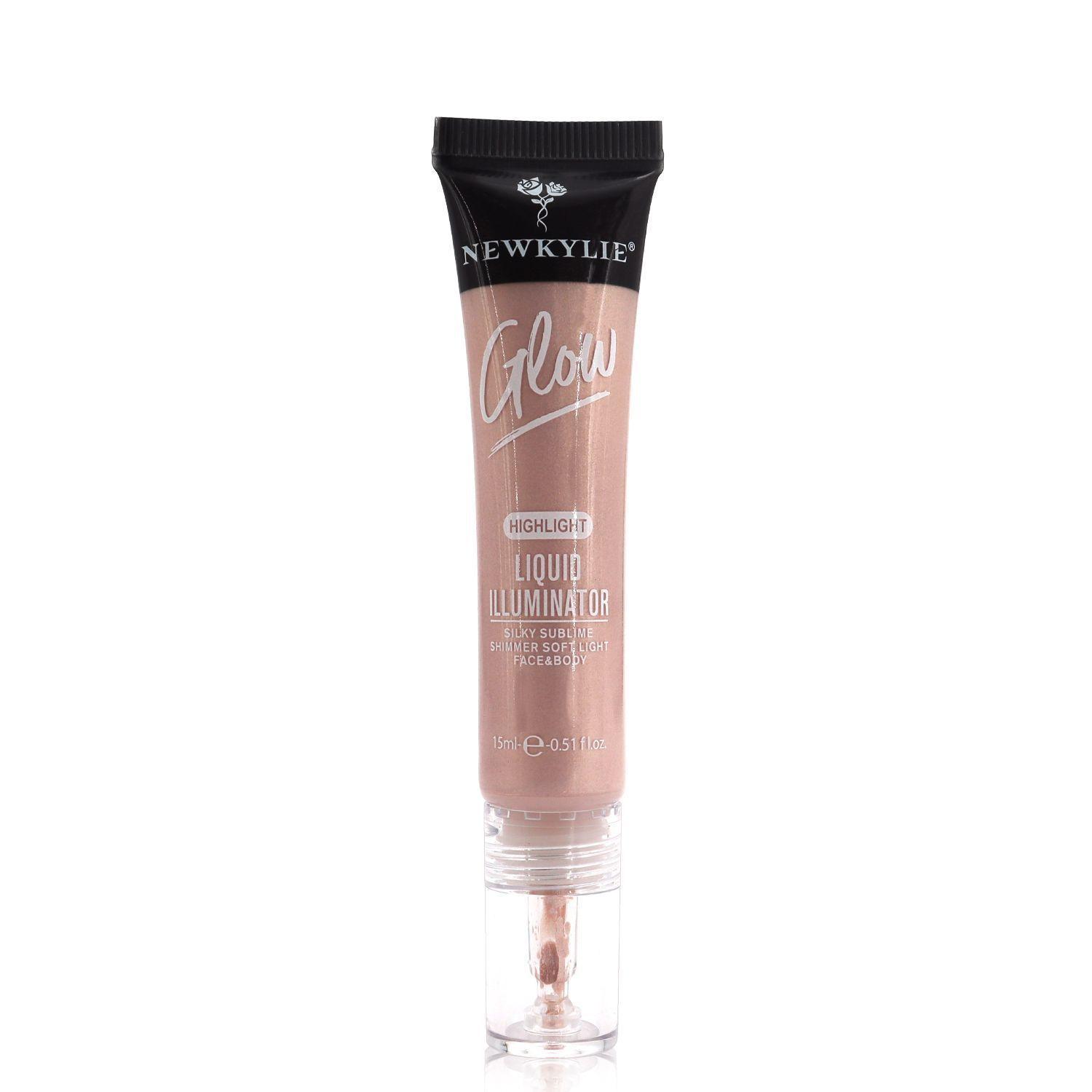 Iluminador Liquido Oro Rosa Maquillaje Glow Rostro 15Ml-0