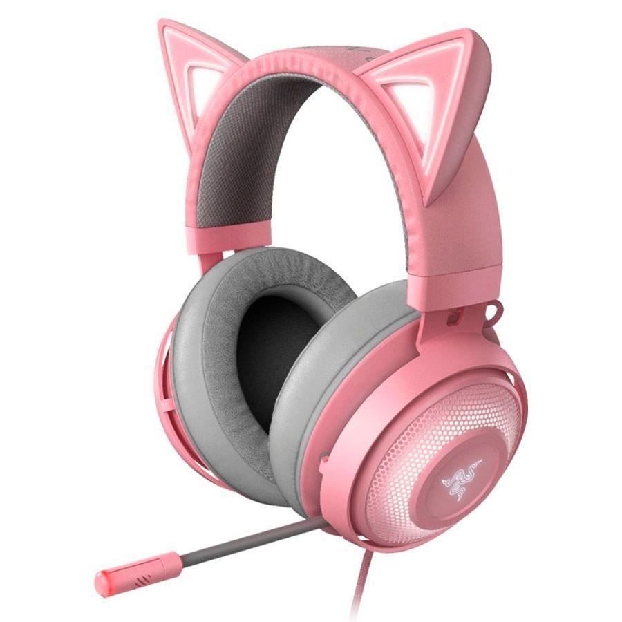 Audífonos Gamer Razer Kraken Kitty Quartz-0