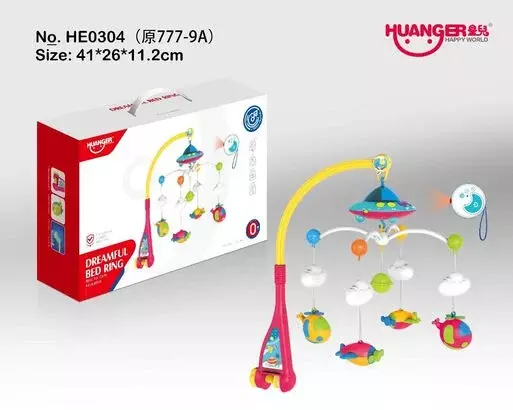 Movil Musical Con Control Y Luz De Proyeccion Para Bebe-4