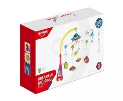 Movil Musical Con Control Y Luz De Proyeccion Para Bebe-2