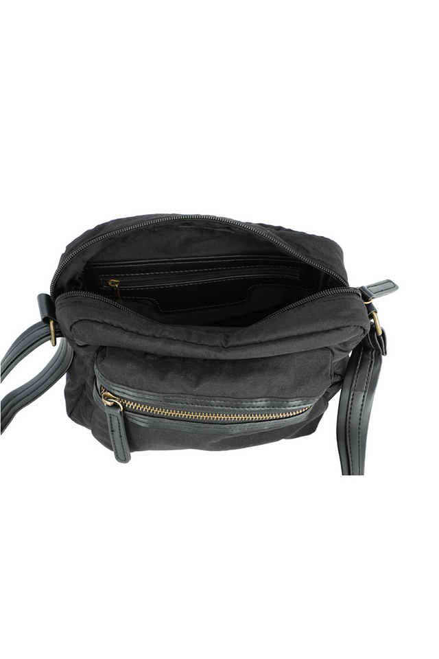 Cartera Cruzada Sport Negro Humana-2