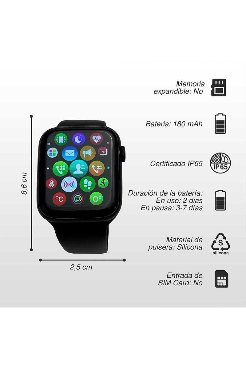 Smart Watch Modelo N52 Negro-2