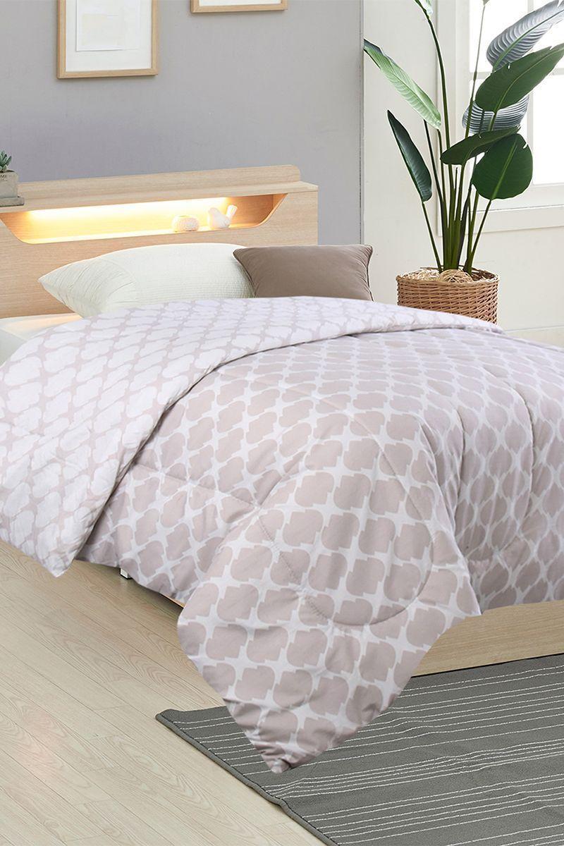 Plumón Estampado 1,5 Plazas 220x160 cm Gris-0