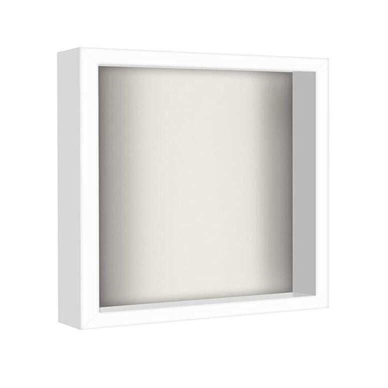 Marco Shadow box. profundidad 5 cm. Entre Fondo y frente Blanco 30x40 cm-0