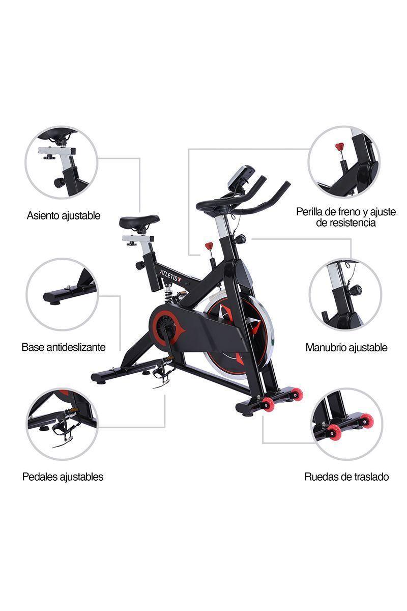 Pack Trotadora M201 + Spinning Pro 13kg Blanco-4