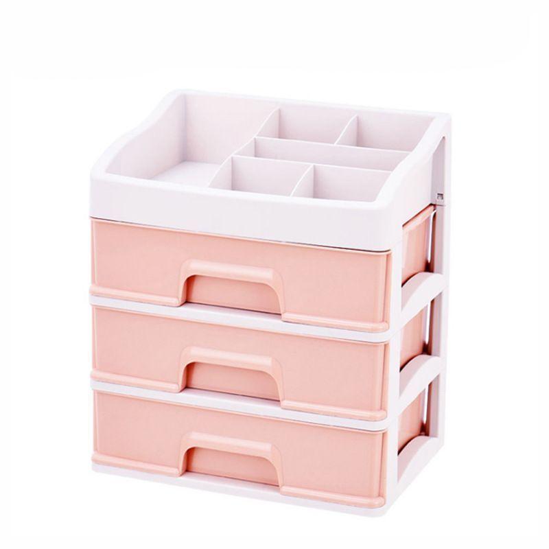 Organizador De Cosmeticos Maquillajes 3 Cajones-0