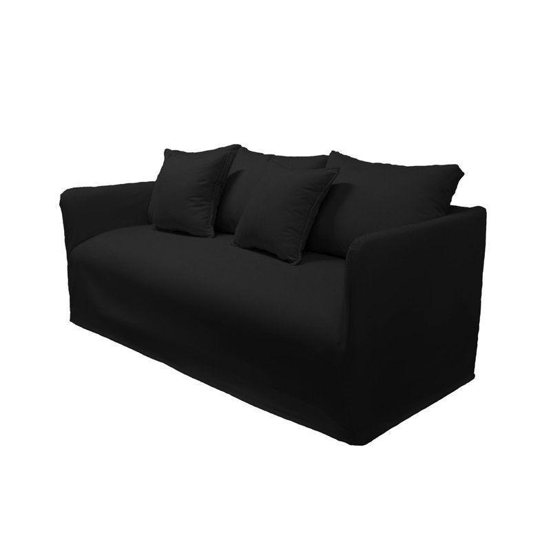 Sofá Dua 2 Fundas Intercambiables Crudo Y Negro-4