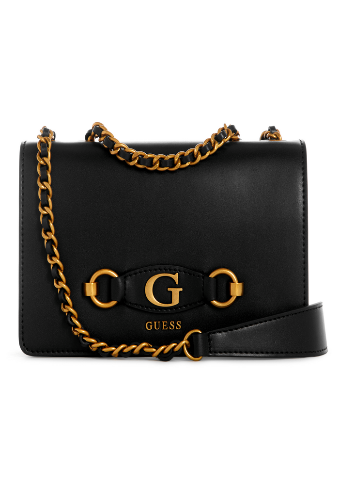 Cartera Izzy Convertible Xbody Flap Negro Guess-0