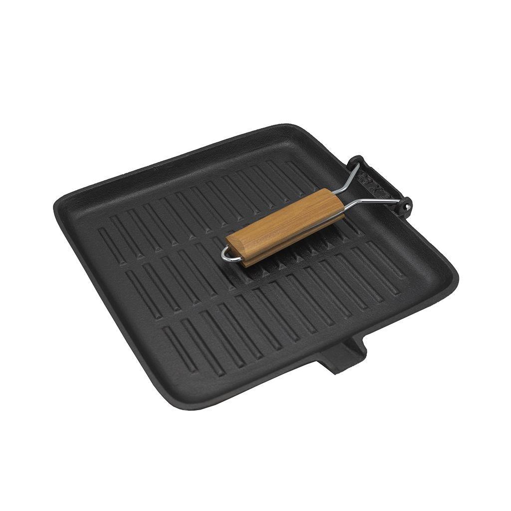 Sartén Grill cuadrado con vaciador 28 cm Outdoor-2