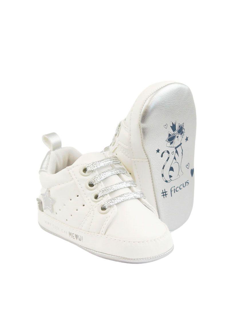 Zapatilla cordón bebé soft niña 802-3