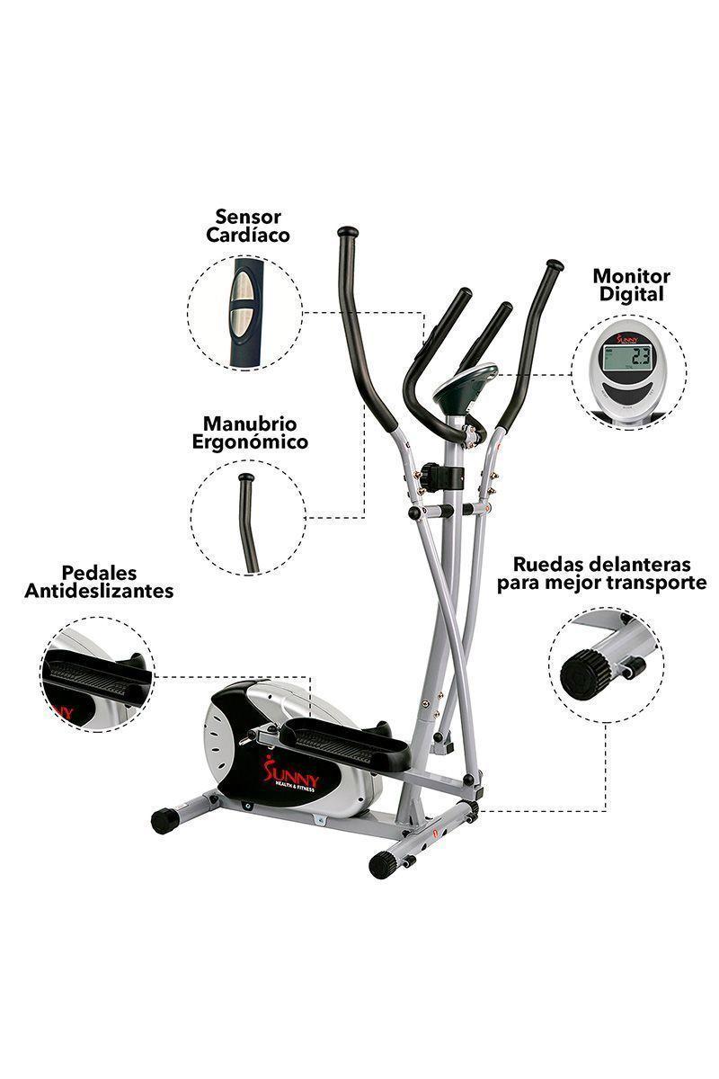 Bicicleta Elíptica Magnética SF-E905 Gris-3