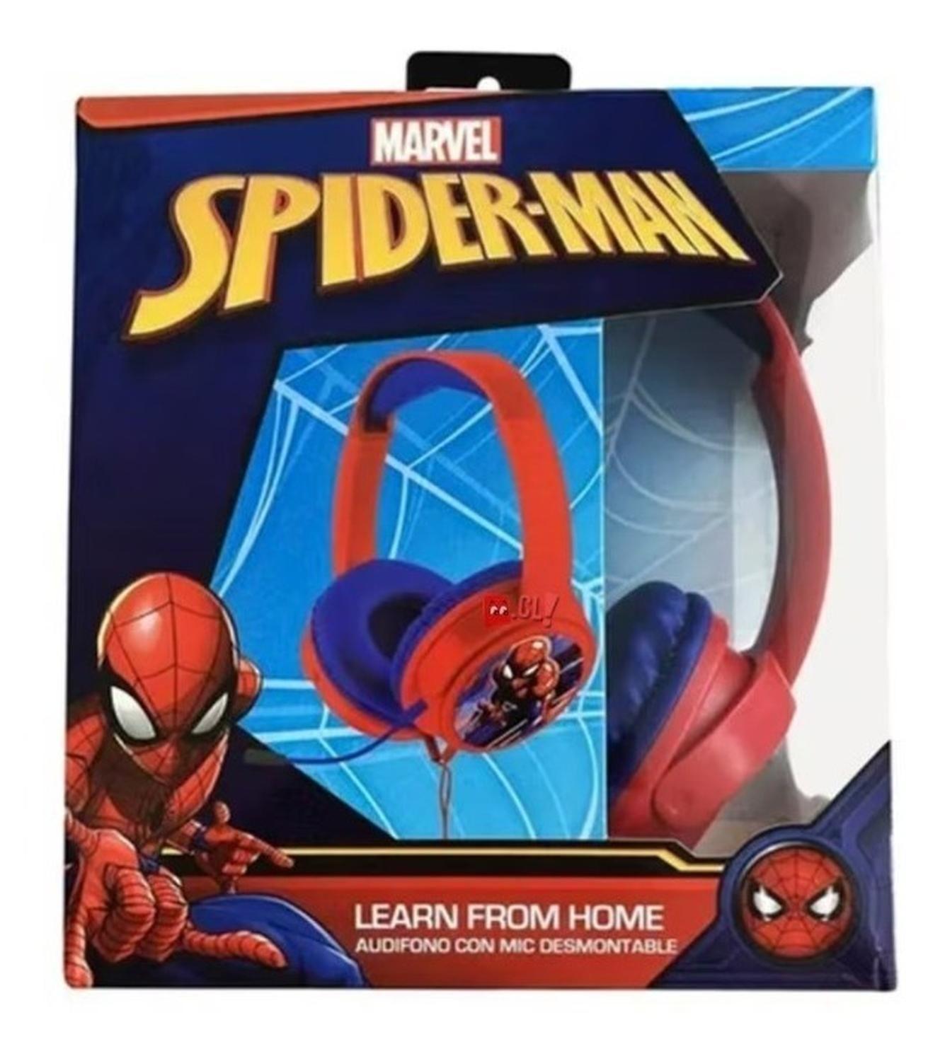 Audífonos Pc Spiderman Marvel Kids Con Micrófono - Ps-3