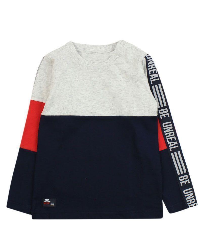 Polera Kids Niño Bicolor Ficcus-0