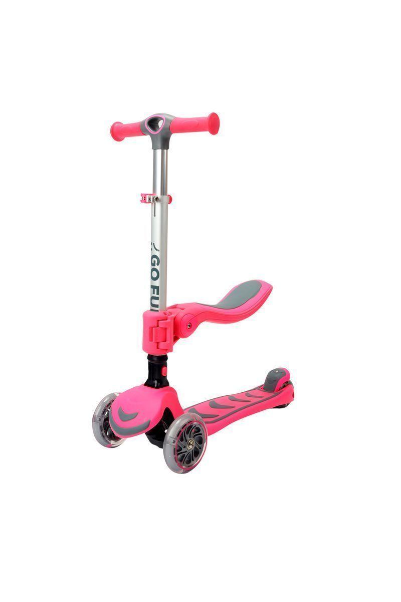 Scooter infantil 2N1 GOFUN rosado-0