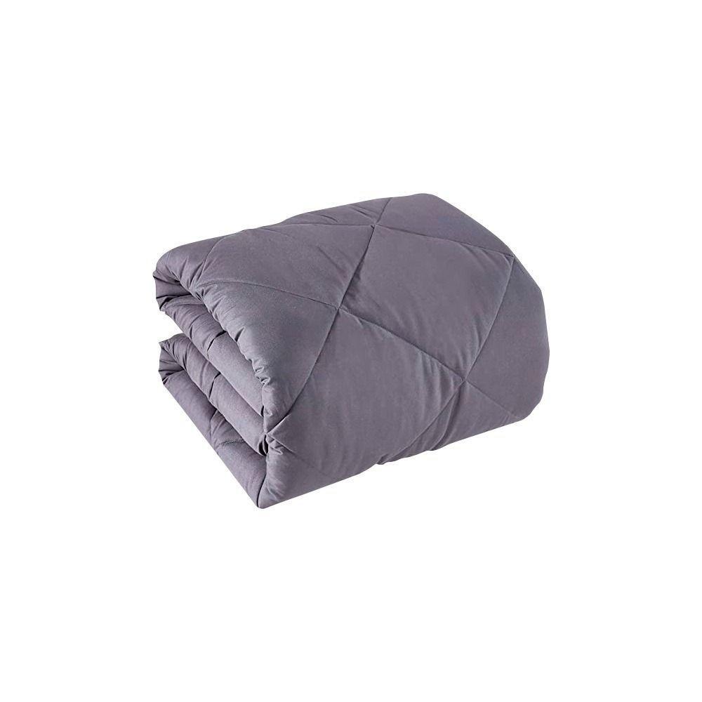 Plumon Edredon Nordico King Cama Premium Gris-1