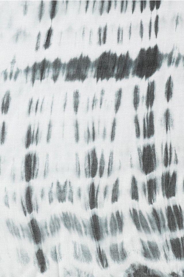 Pañuelo Liso Tie Dye Negro Humana-1