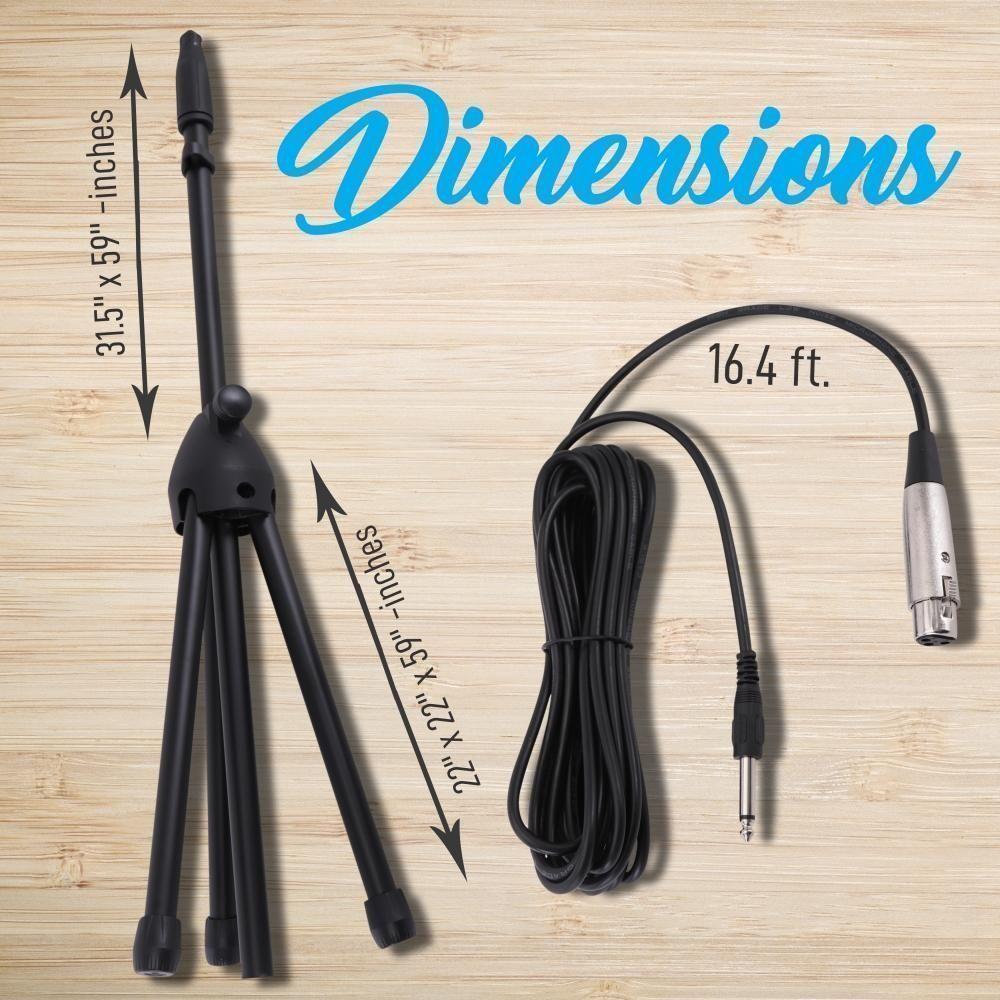 Microfono Pyle Kit con Atril-2