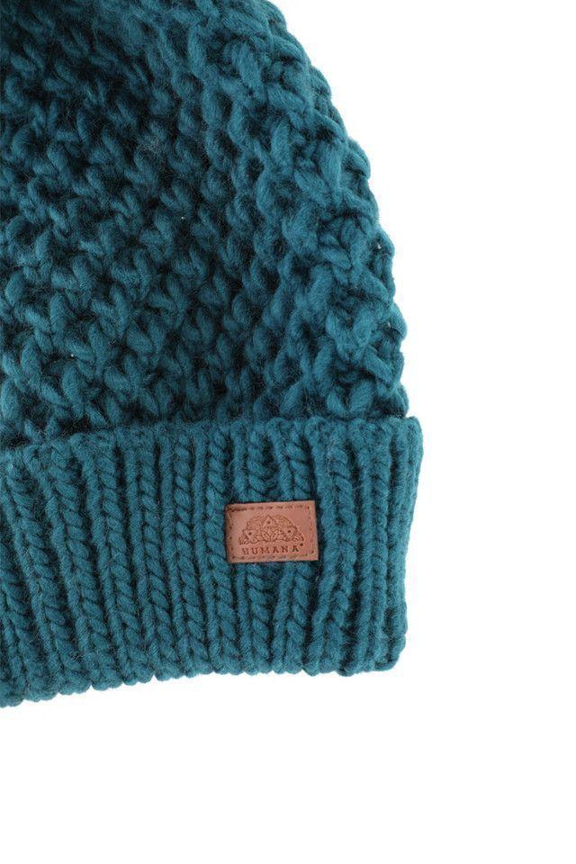 Gorro Tejido Azul Humana-1