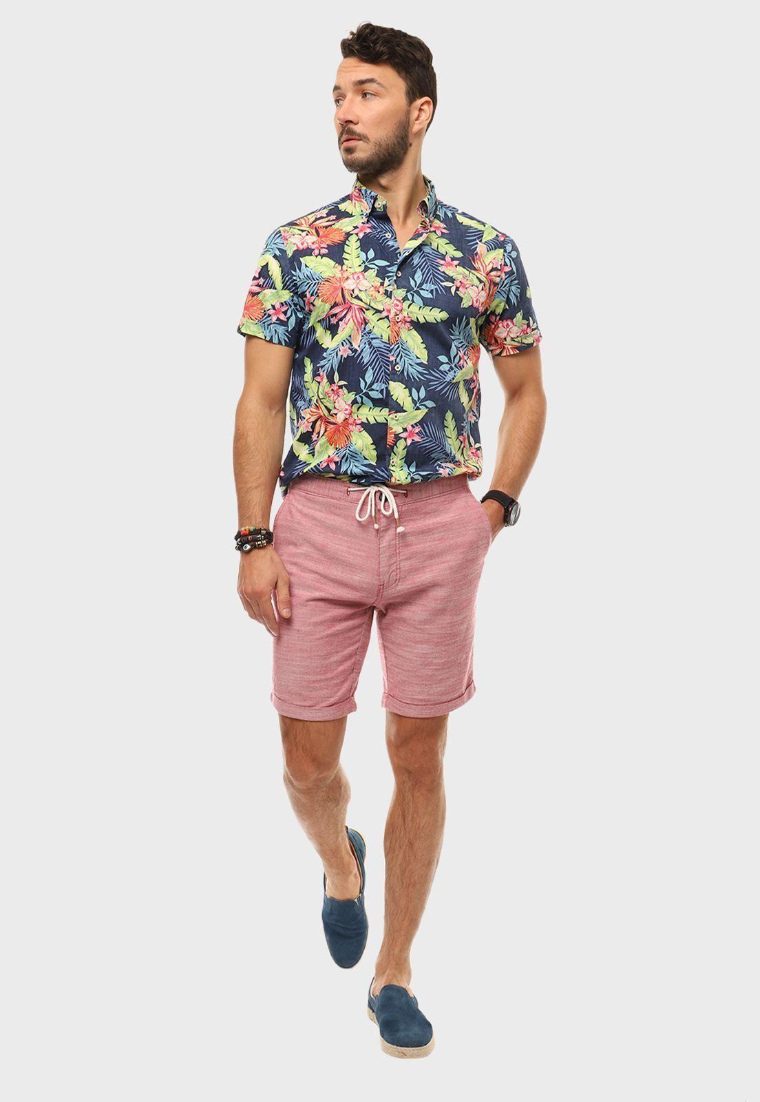 Bermuda Casual Look Lino Arrow-3