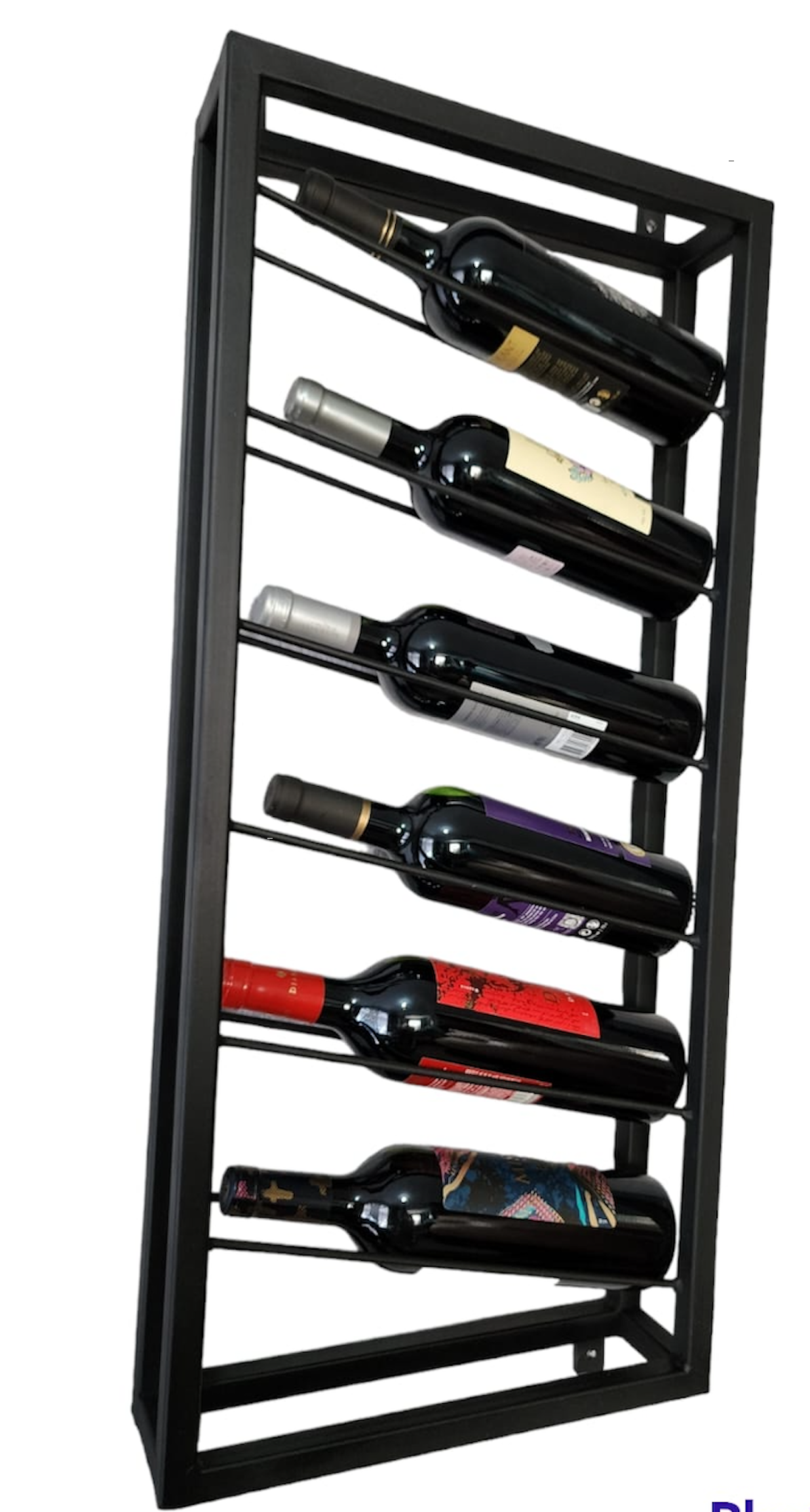 Cava Colgante Para Vinos en Fierro Etrusco-2